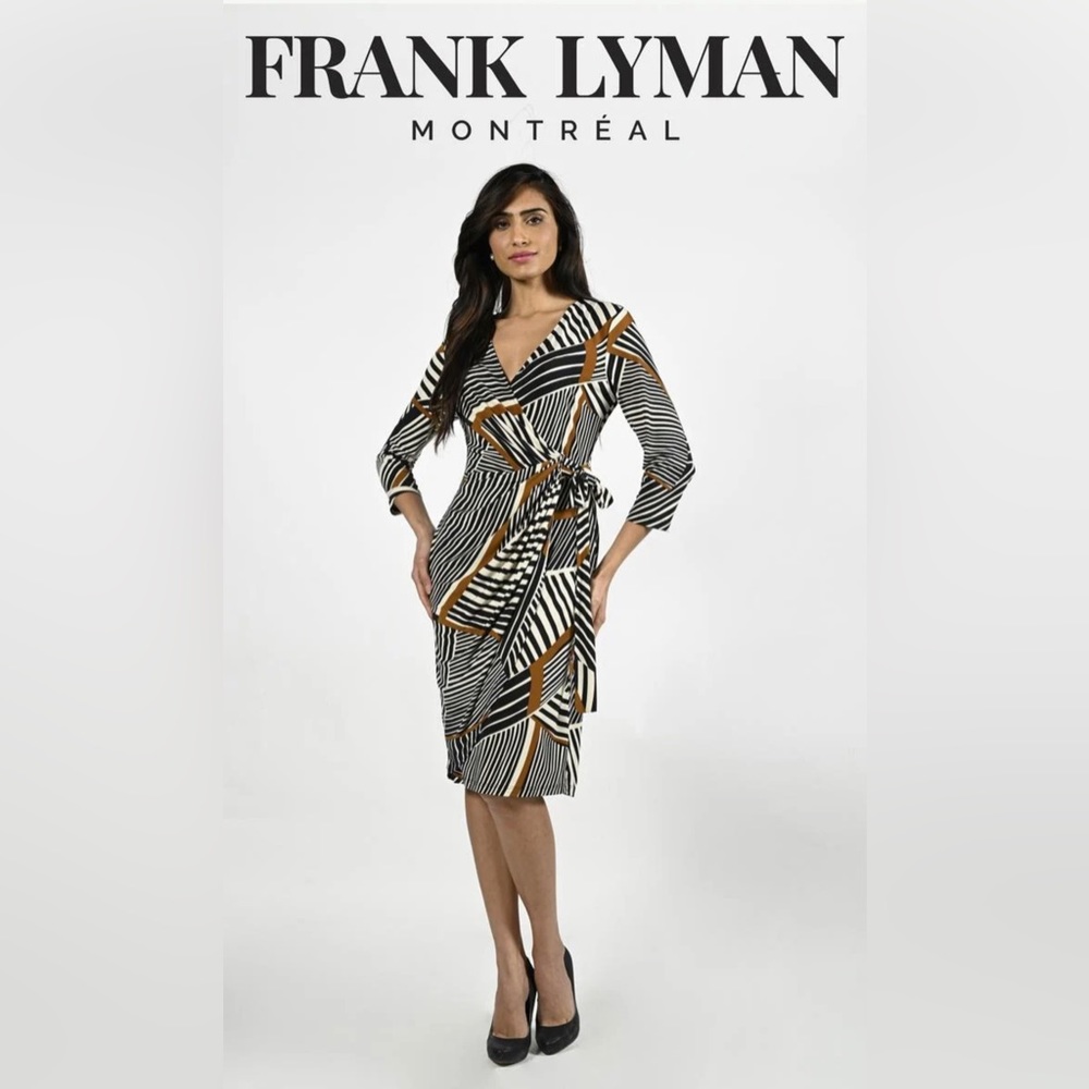 Frank Lyman Design wrap style cocktail dress